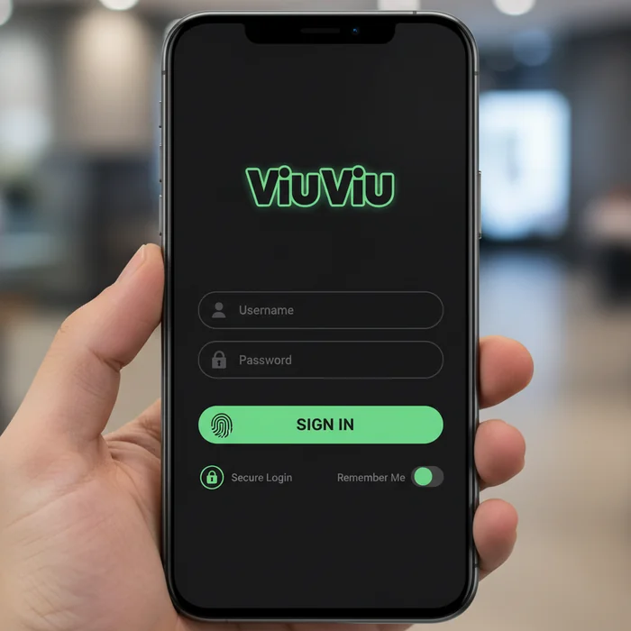 Viu Viu inlogscherm — e-mailveld, wachtwoordveld en 2FA-optie